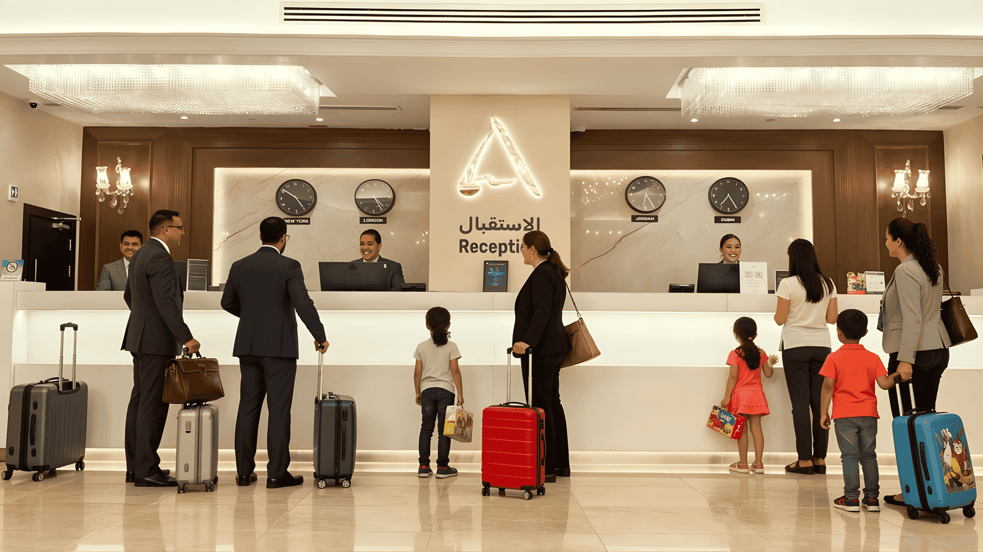 Reception at Asma Hotel