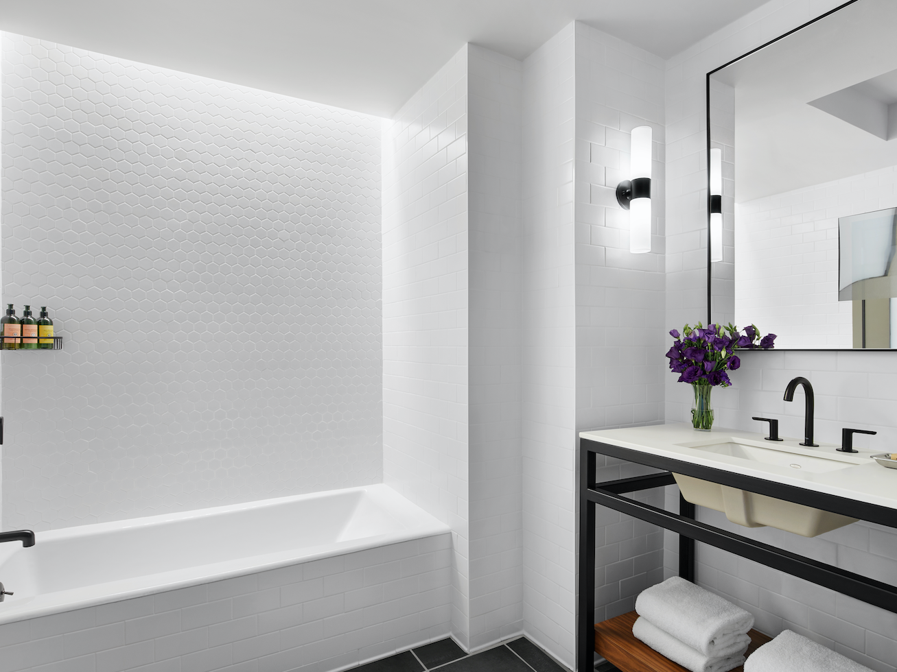 Bathroom in Manhattan Suite at Gansevoort Meatpacking NYC