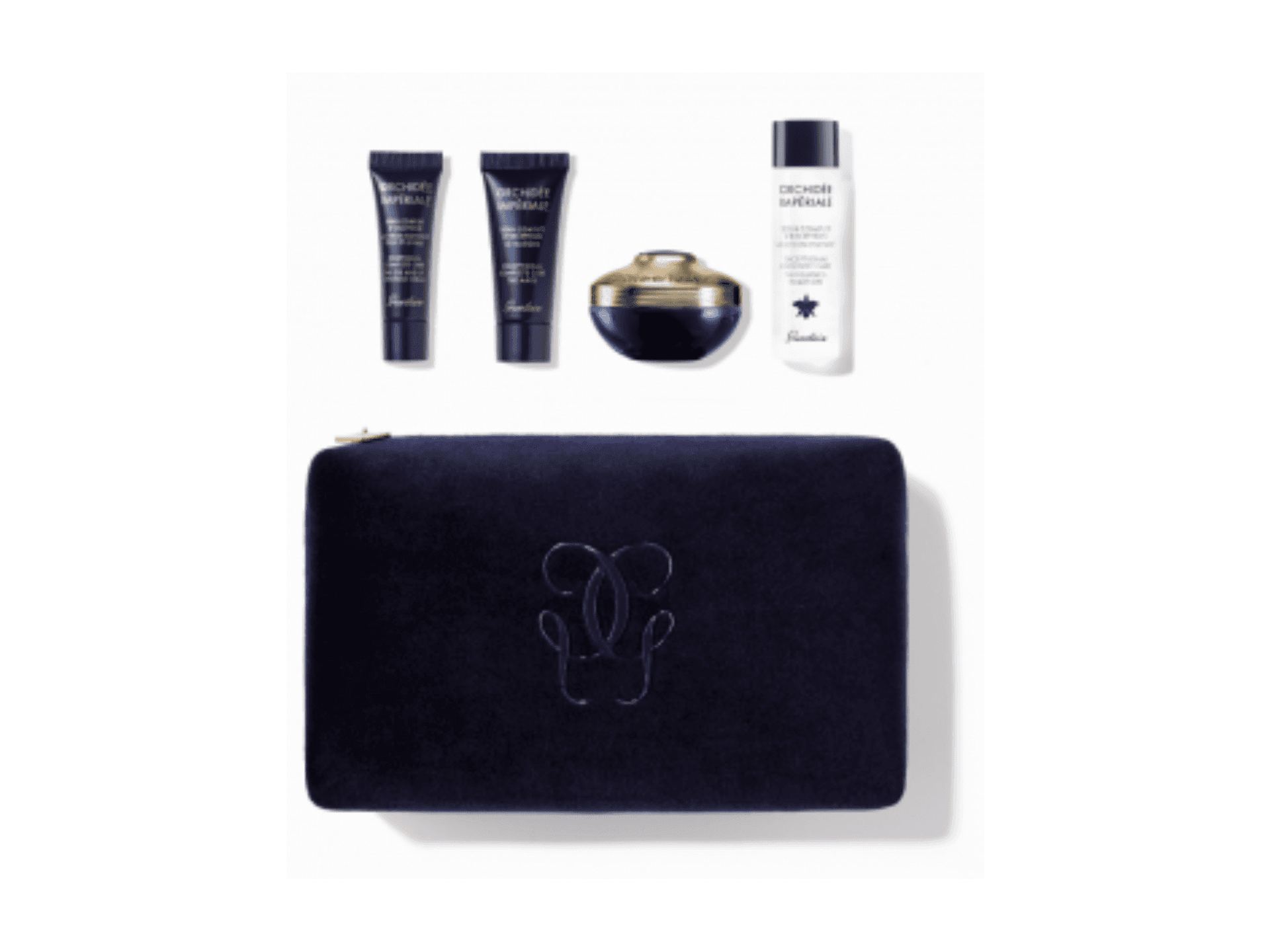 Présentation des emballages des produits Guerlain à l'hôtel X Toronto