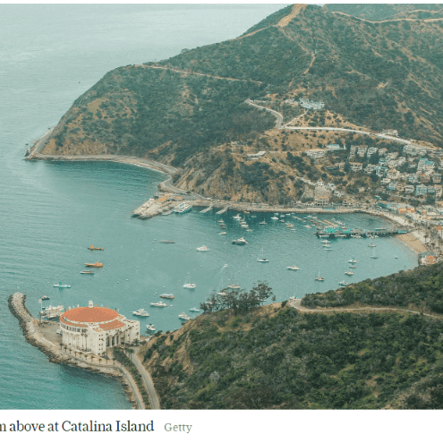 The View from above at Catalina Island - Getty