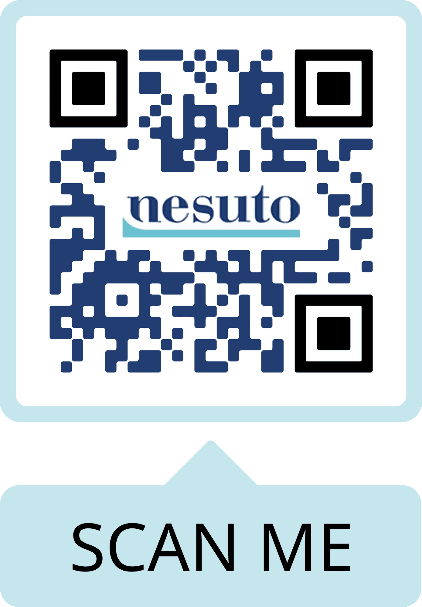 Vector icon of QR code used at Nesuto Docklands