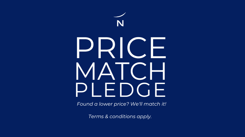 RICE MATCH PLEDGE poster offering a price match guarantee at Novotel Sydney International Airport