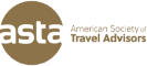 Logo of American Society of Travel Advisors used at Golden Rock Resort