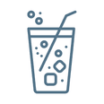 Cold beverage icon representing drink options at Anchorage By The Sea