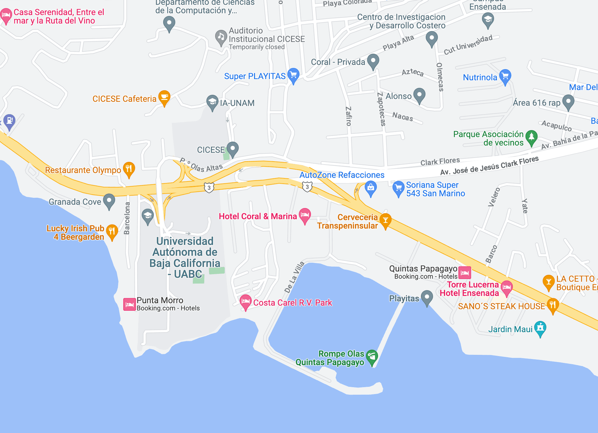 Coral y Marina | Ensenada Hotels on The Beach | Mexico