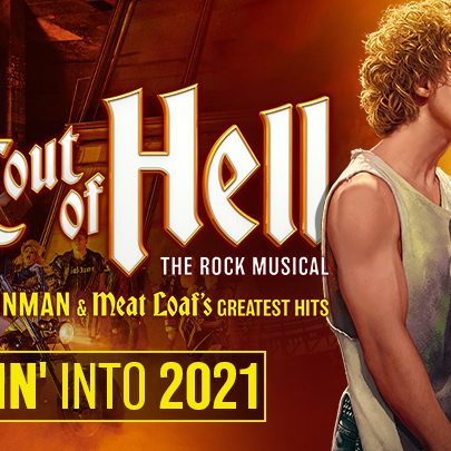 Poster of Bat out of Hell musical at Brady Hotels