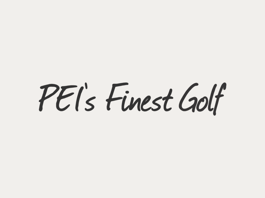 Logo of PEI\'s Finest Golf used at Rodd Hotels & Resorts