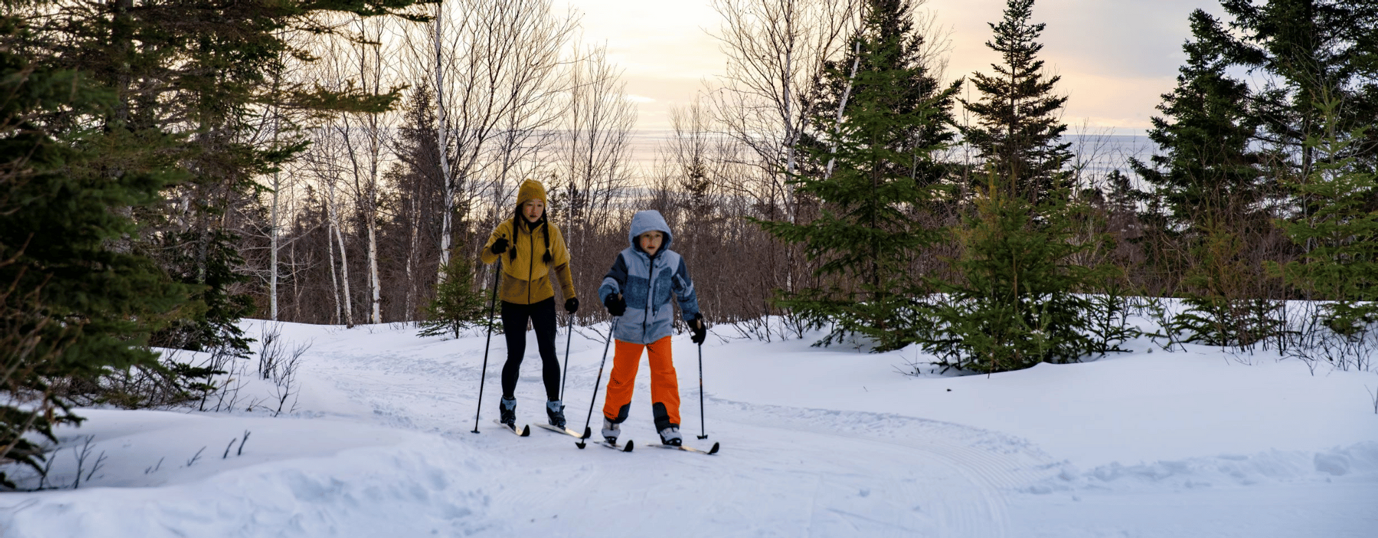Children skating near Bluefin Bay Family of Resorts