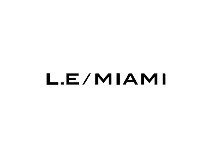 Logo of L.E MIAMI used at Meraviglia