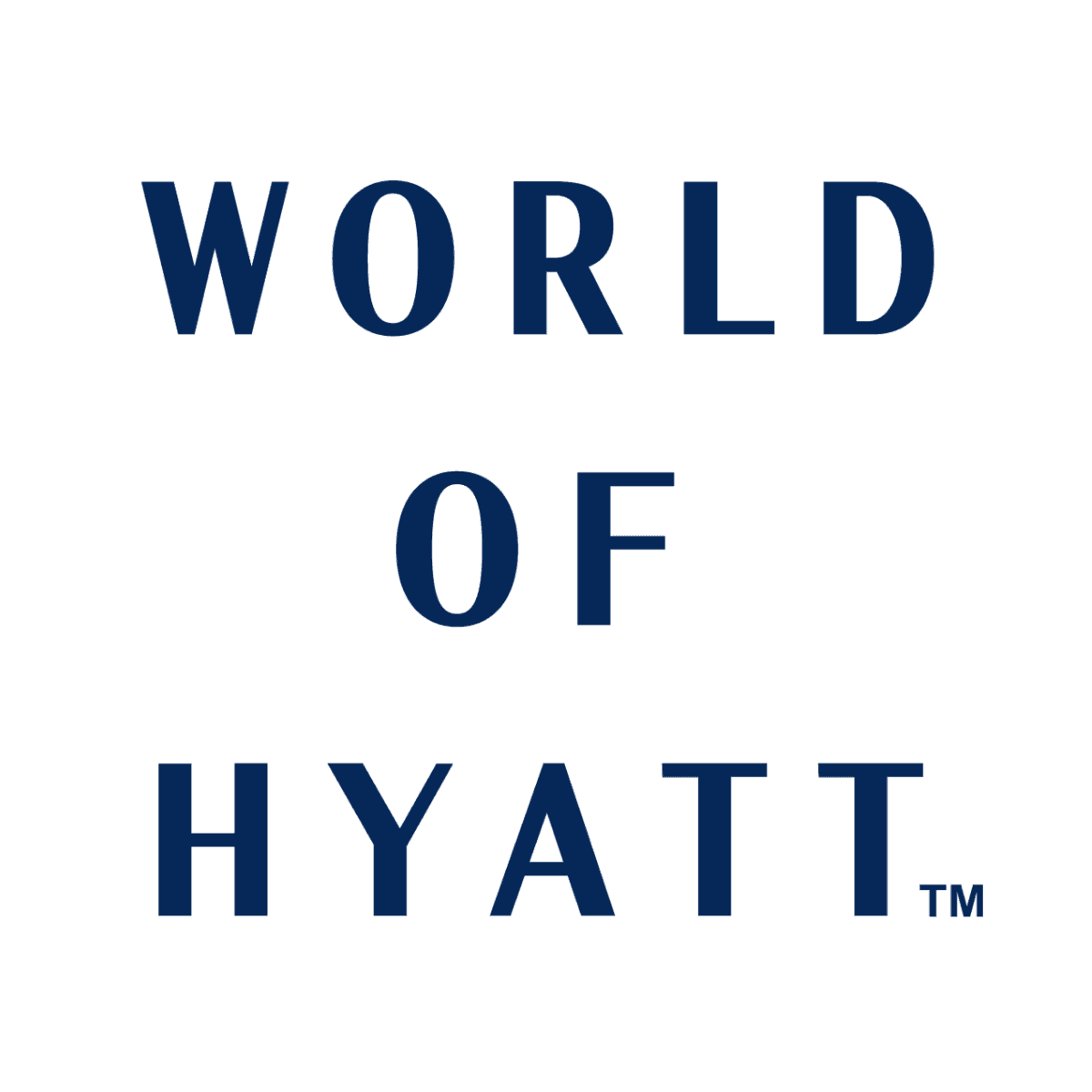 Logo of World of Hyatt used at Hotel X Toronto