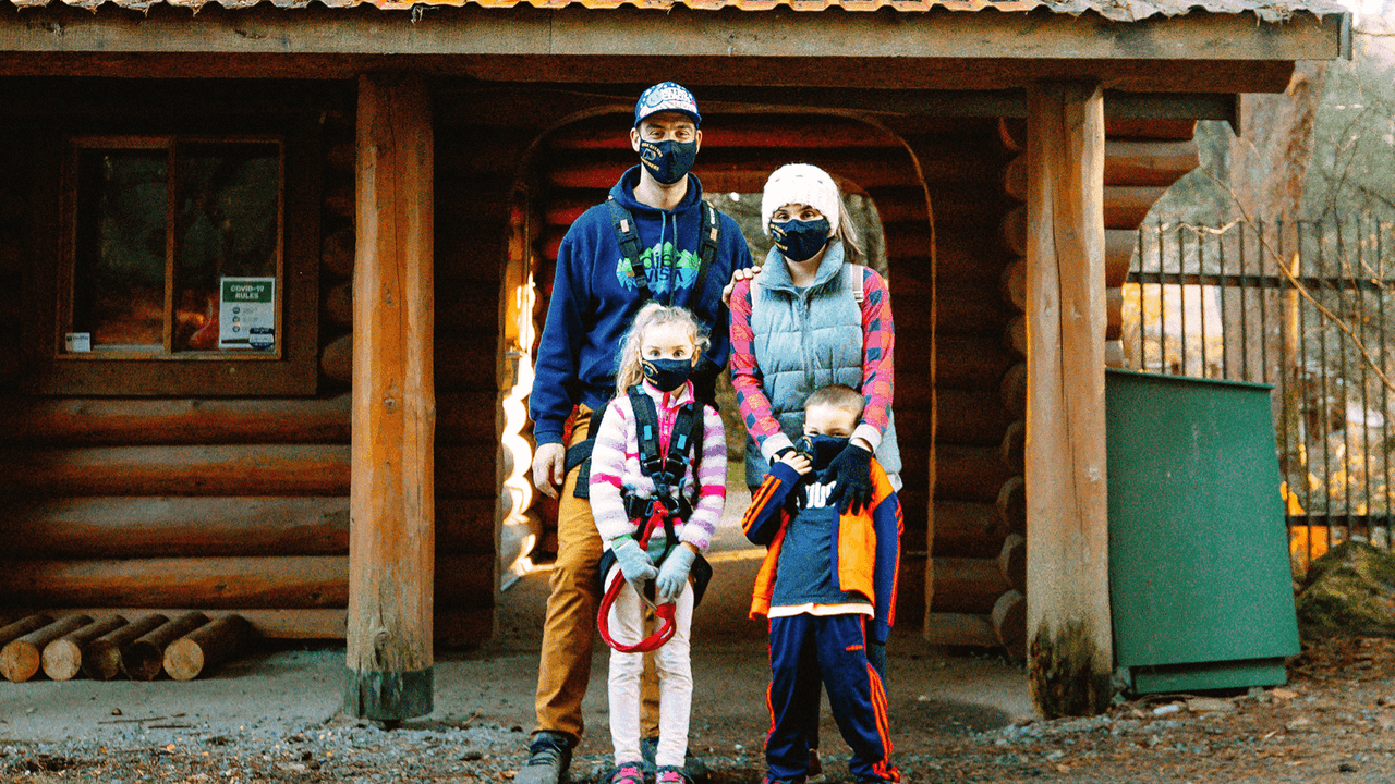 Family at Wild Play Element Parks