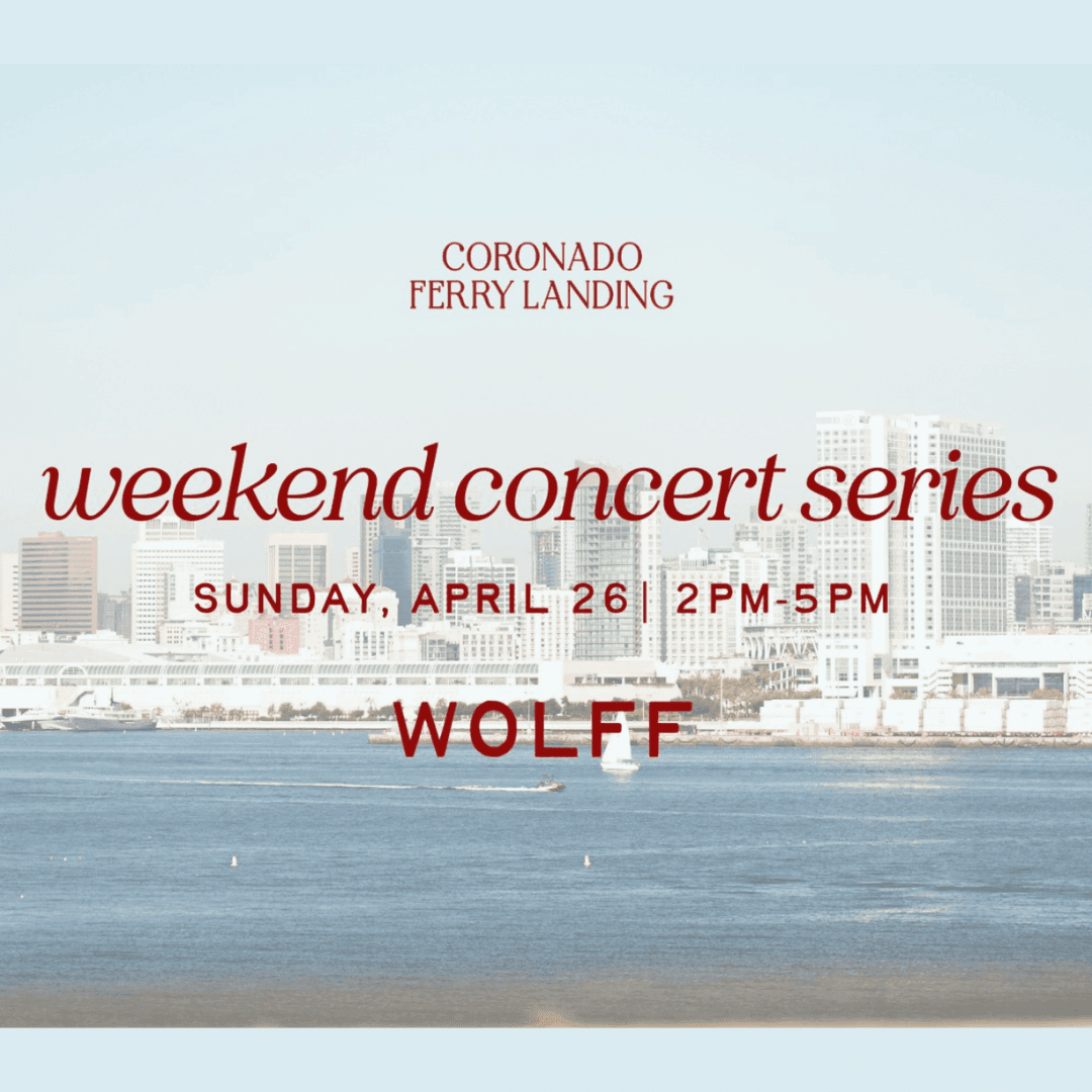 Coronado Weekend Concert | What to do in San Diego | El Cordova Hotel