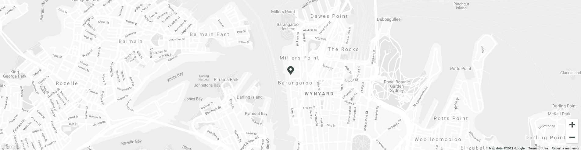 Map image of Crown Towers Sydney