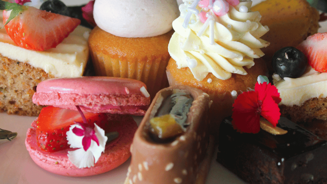 Mothers day high tea cakes 