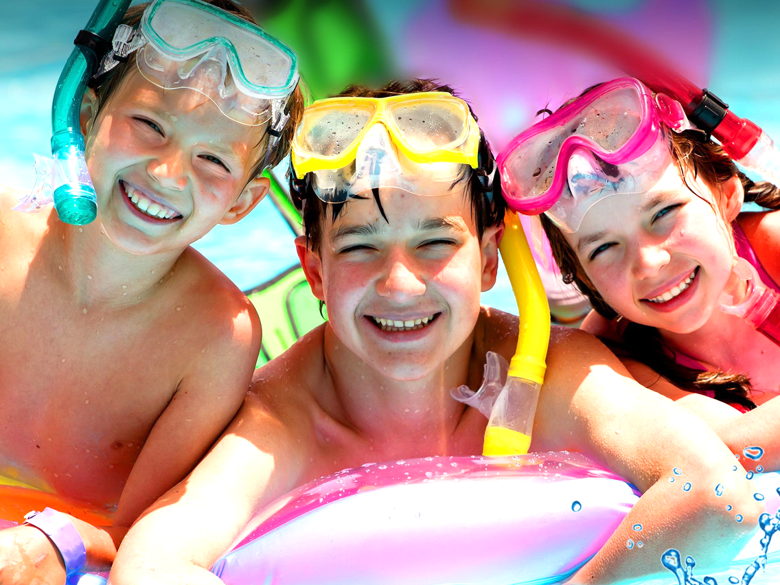 Kids having fun in the Pool at Playa Blanca Beach Resort