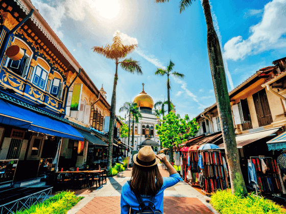 Lady in Kampong-Gelam-Singapore near Paradox Singapore