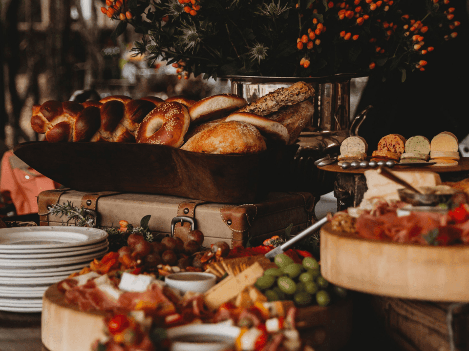 Thanksgiving brunch spread