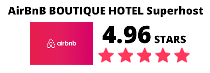 AirBnB Boutique Hotel SUPERHOST - 4.96 Stars!