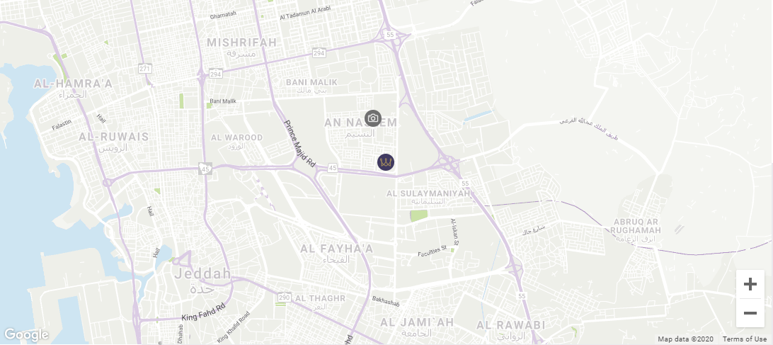 Map Location Salsabil Hotel by Warwick Al Naseem