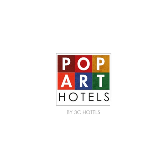 Official logo of Pop Art Hotels by 3C Hotels