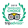 Logo of Tripadvisor 2019 Travellers Choice for Palazzo Versace