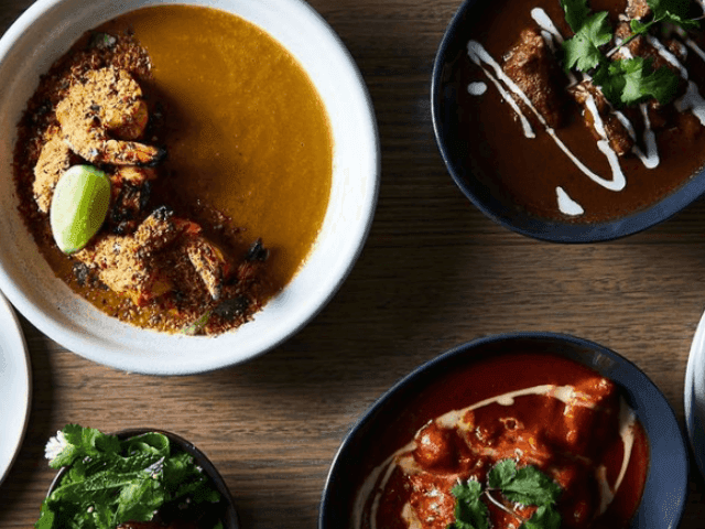 Variety of dishes served in Tonka at Brady Hotels Jones Lane