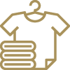 Vector icon used for laundry service at Le Grand Hôtel des Thermes