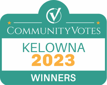 Kelowna winners logo used at Manteo Resort Waterfront