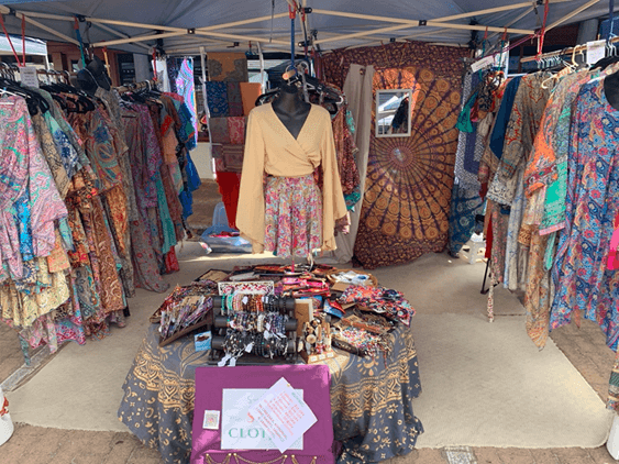 Margaret River Town Square Clothing Stall