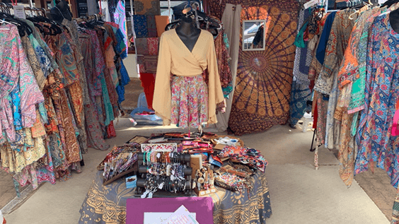 Margaret River Town Square Clothing Stall