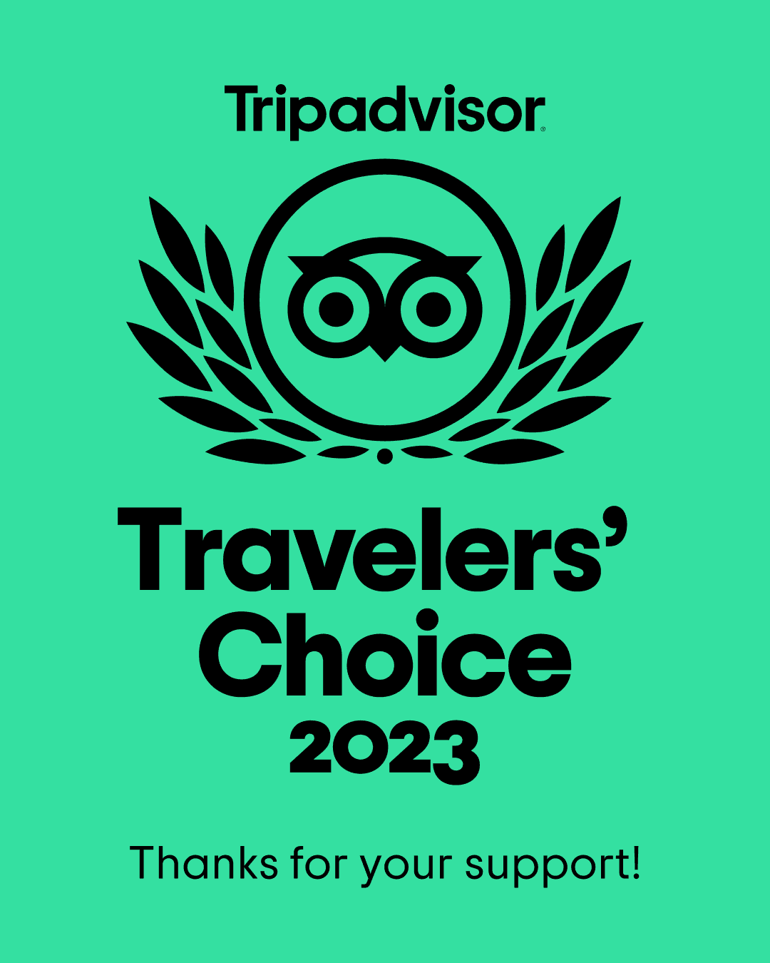 TripAdvisor - Traveller's Choice 2023