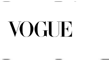The logo of Vogue used at The Londoner Hotel