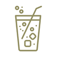 Hotel cold beverage amenity icon for Driftaway Hotel and Pool
