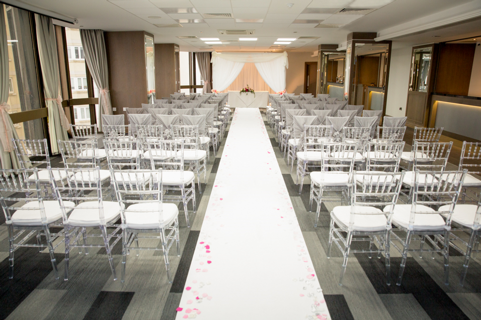 Wedding ceremony in our Martello suite 