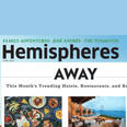 Hemispheres away poster used at Cala de Mar