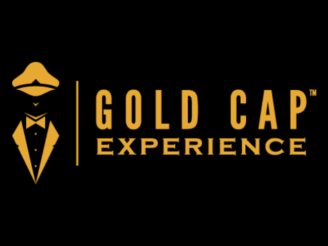 Gold Cap Experience logo at Hotel at Old Town Wichita