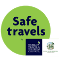 Safe Travels logo used at Royal Palms Hotel