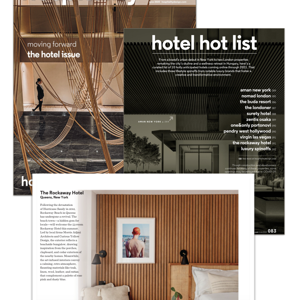 Hotel Hot List article about The Rockaway Hotel
