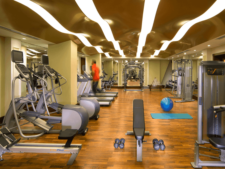 Interior view of Summer Abu Dhabi Gym at City Seasons Hotels