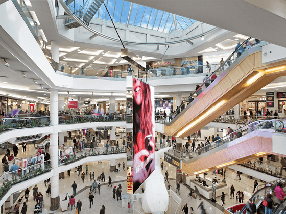 People in Westfield Shopping mall at Nesuto Parramatta Apartment Hotel