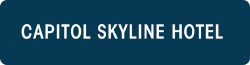 Text design Logo of Capitol Skyline Hotel