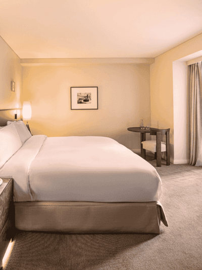 Classic Room with Special Access featuring a Sofitel MY BED, modern lighting, and neutral tones at Sofitel Sydney Wentworth