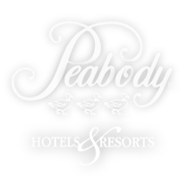 Peabody Hotels & Resorts Logo in white