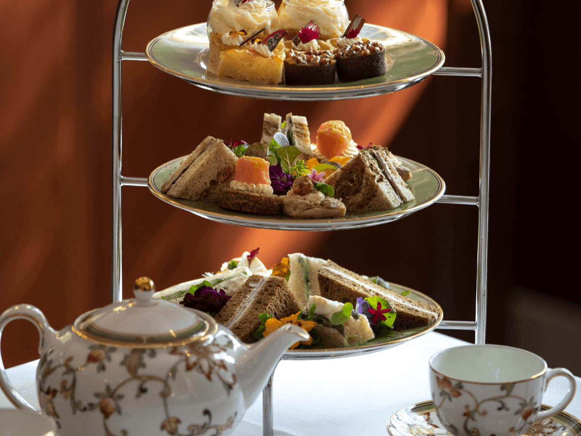 Sandwiches & Pastries for the afternoon tea at Townsend Hotel