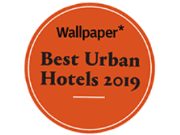 ícone de melhores hotéis urbanos de 2019 ganho pelo Janeiro Hotel