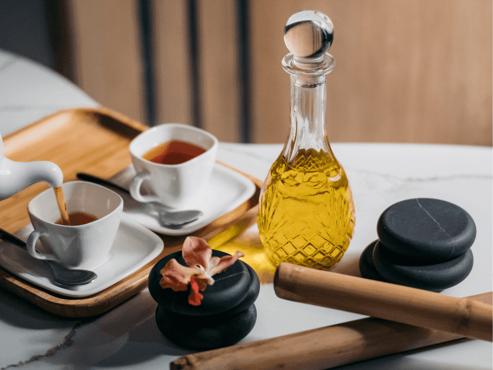 Spa elements at Samal Escape