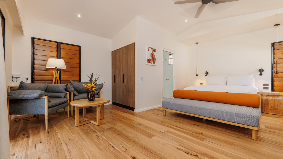 Interior of Deluxe Bungalow at Mercure Darwin Airport