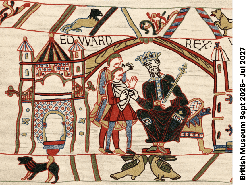 Bayeux Tapestry at the British Museum from July 2027 (near Goodenough Hotel London)