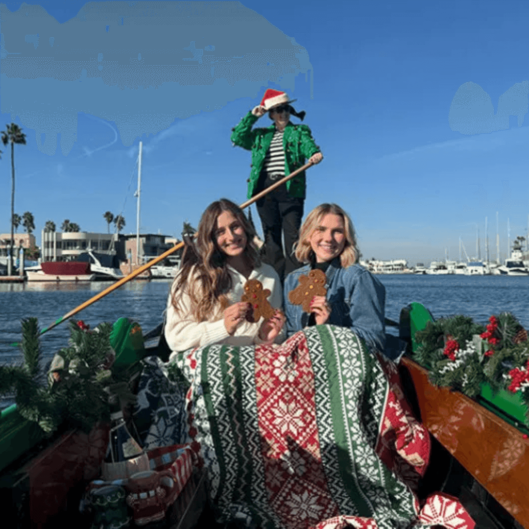 A Holiday Gondola Ride | What to do in San Diego | El Cordova Hotel