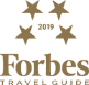 Logo of Forbes TRAVEL GUIDE used at Ladera Resort